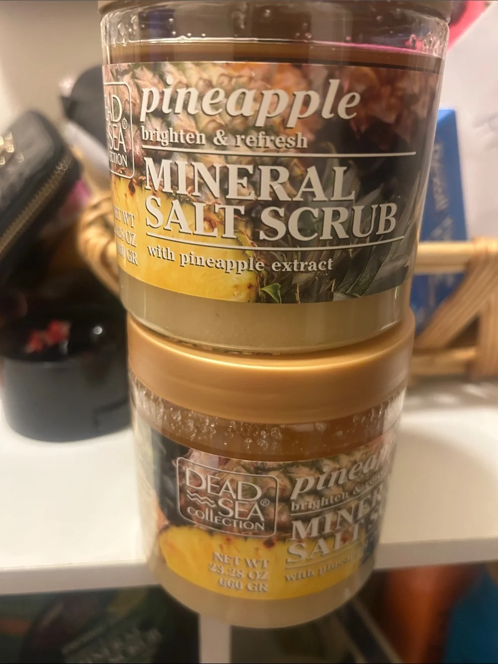 Pineapple Mineral Salt Scrub - Brighten & Refresh
